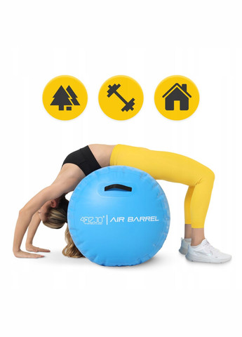 Воздушная бочка для гимнастики Air Barrel 100 x 75 см Blue (P-5905973403115) 4FIZJO (326416346)