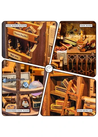 Бук Нук Магазин волшебных палочек Интерьерный конструктор Magic Wand Store DIY Book Nook Kit SQ-51 No Brand (362453080)