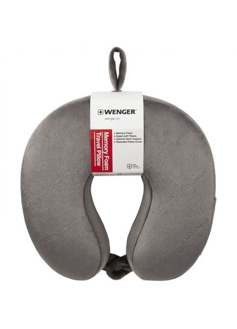 Дорожня подушка для шиї TRAVEL ACCESSORIES Grey Wt611884 Wenger (372674005)