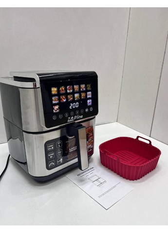 Аерогриль ZP-00339 12 л 4000 Вт подвійний ТЕН оглядове віконце Zepline (368904428)