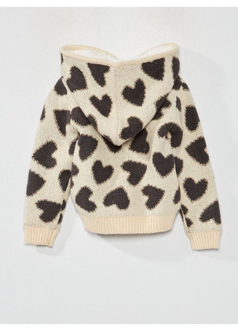 Кардиган зима,бежевий в візерунки, Kiabi (314897938)