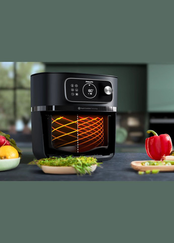 Мультипіч Ovi Combi Connected, 2200Вт, чаша-8.3л, механічне керув., 22 авто. програм, пластик, Philips (344558226)