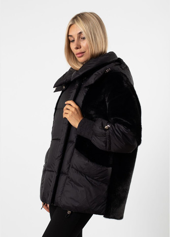 Черный зимний Пуховик MissLynx