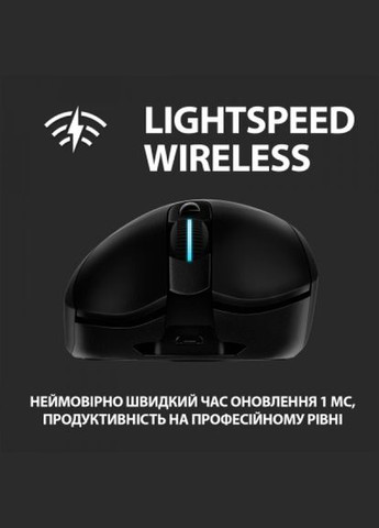 Миша Logitech g703 lightspeed hero 16k sensor black (268745182)