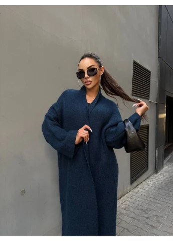 Синий демисезонный кардиган Fashion
