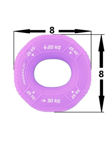 Эспандер кистевой силиконовый PP-4331 Hand Grip Medium 20-25-30 кг. PowerPlay (397322104)