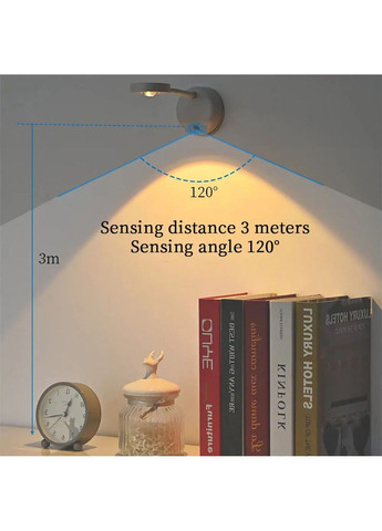 Уценка Настольная лампа LED с датчиком движения 3 colour light MZ-L2201 Epik (294724480)