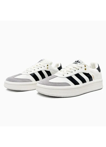КРОСІВКИ ЖІНОЧІ ADIDAS SAMBA XLG WHITE/BLACK АДІДАС САМБА БІЛІ No Brand білі демісезони (391940296)