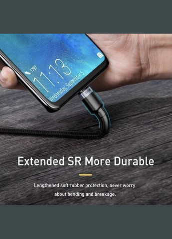 Кабель Type-C до Type-C Beseus для синхронізації та заряджання Android / MacBoock 2 м Чорний Baseus (341534071)