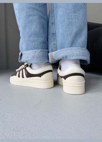 Кросівки жіночі Adidas Campus x Bad Bunny Brown Beige| Адідас Кампус Бед Банні коричневі No Brand коричневі демісезони (341089785)