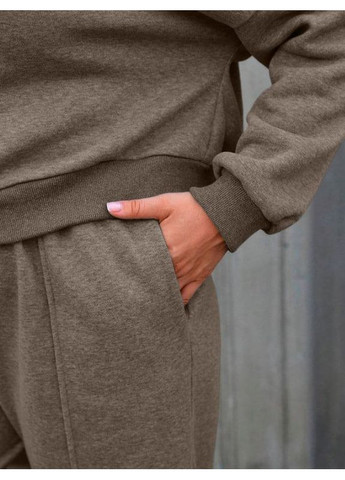 Костюм тринитка на флісі штани прямі та кофта на блискавці Україна (364924318)