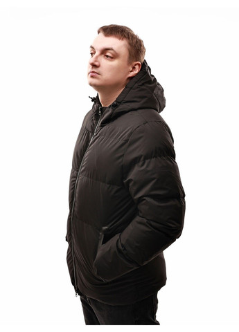 Чорна куртка зимова чоловіча Lumo