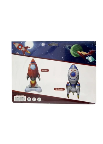 Шар фольгированный " " /YY-F0976/ "Ракета" 129*79см 3D, фигурный WB (391721382)