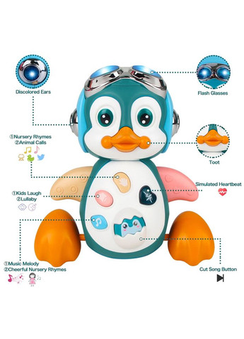 Дитяча інтерактивна музична іграшка пінгвін No Brand (365721153)