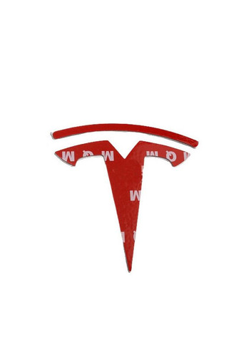 Емблема задня Y ХРОМ 87мм метал (на скотчі) Tesla (369610304)