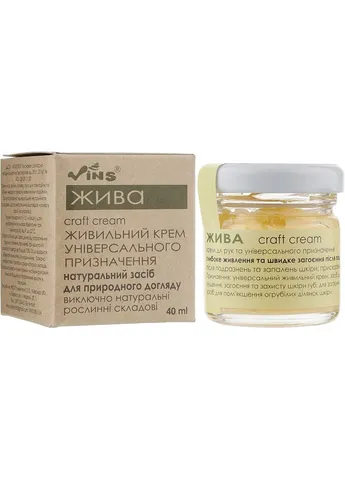 Vins Живильний крем універсального призначення "Жива" 40ml (2-907778) — Крем, Китай (380115108)