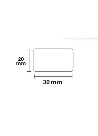 Етикетки Білі 30х20 мм 320 шт для B21, B3S, B1 NIIMBOT (389933695)