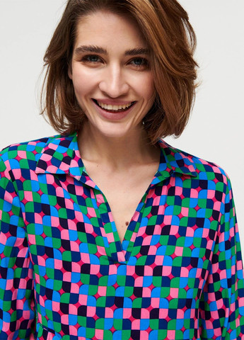 Прозрачное платье свободного кроя весенне-летнее Sinsay