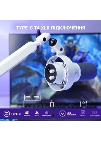Микрофон (K688W) Fifine K688W USB White (356149807)