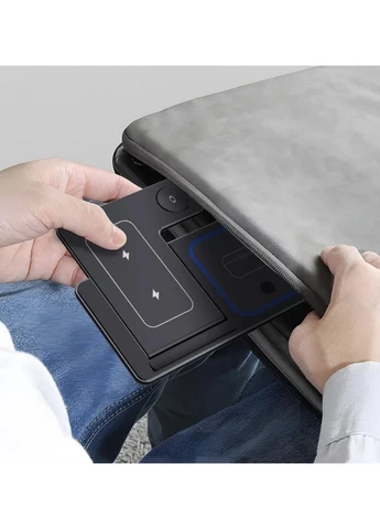 Беспроводное зарядное устройство 3в1 30W Black No Brand (375218693)