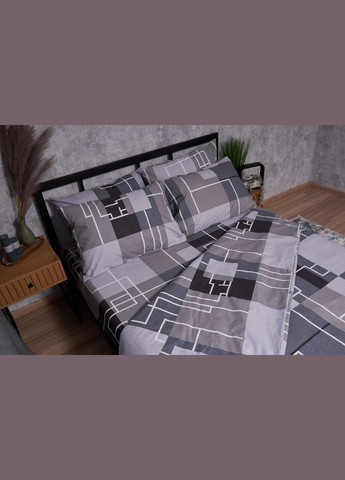 Комплект постільної білизни Бязь Gold Люкс «» сімейний 143х210х2 наволочки 4х70х70 (MS-820002012) Moon&Star Domiano (285717325)