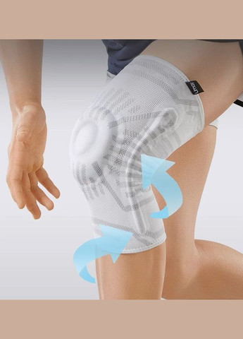 Бандаж для коліна сірий, розмір XL, окружність коліна 39-45 см Umay (317956004)