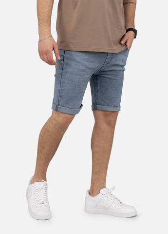 Чоловічі джинсові шорти колір блакитний ЦБ-00250586 AAA Premium Denim (307363041)