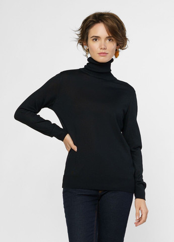 Чорний зимовий светр жіночий чорний Arber Roll-neck WD WTR-147