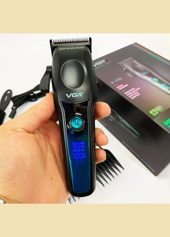 Акумуляторна машинка для стрижки V-195 GREEN VGR (364665471)