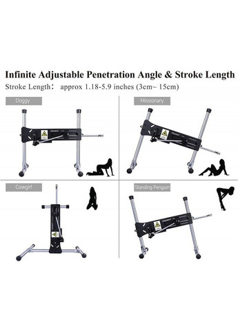 AK-01 Sex Machine APP Black Hismith (303885831)