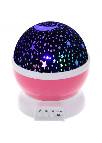 Нічник, Що обертається, світильник зоряного неба Star Master Рожевий MDR No Brand (371794106)