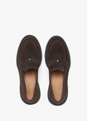 Estro Лофери, колір коричневий коричневий з, україна — демісезон (324030701)