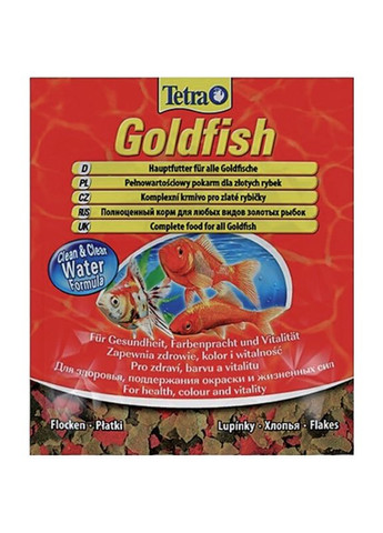 Goldfish Flakes корм для золотих рибок у пластівцях 12 г Tetra (276973424)