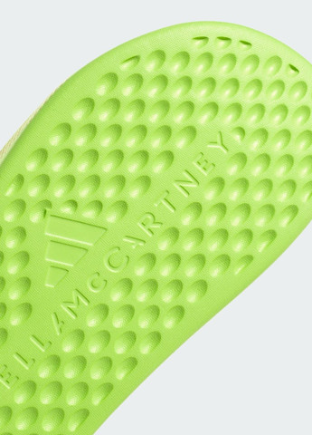 Зеленые шлепанцы by stella mccartney adidas