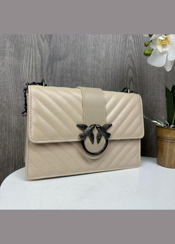 Женская мини сумочка клатч на плечо в стиле Пинко стеганная, маленькая сумка Pinko с птичками No Brand (334731120)