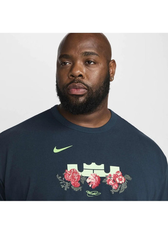 Синяя футболка мужская lebron tee blue Nike