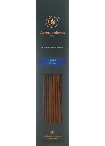 Аромапалочки "Гайя" Gaia Aroma Sticks 10шт (1242069-31163633) Eleven Eleven Aroma (368656402)