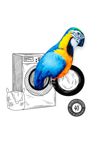 М'яка іграшка антистрес Папуга АРА 50см 33092 WONKEY (331146049)