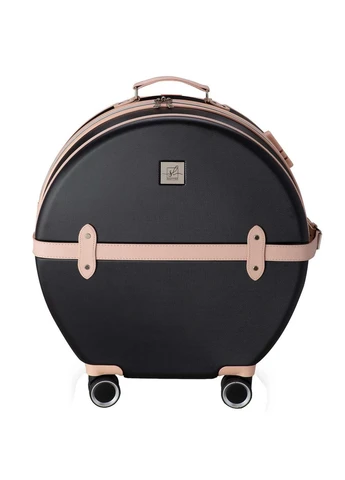 Чемодан 20" (S) Black/Pink Cream (T5671-2) Semi Line (389874649)