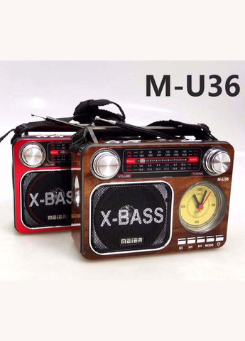 Радиоприемник в стиле Ретро аккумуляторный bluetooth M 35 BT USB+SDT USB+SD No Brand (319159267)