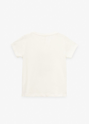 Молочная летняя футболка с принтом для девочки 44565 92 см молочный shop (2000991040748) Baby Show