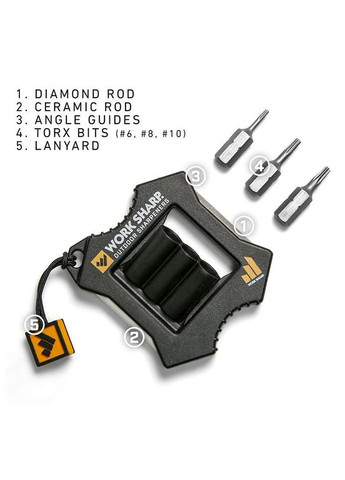 Акційний набір: Точилка механічна The Precision Adjust Knife Sharpener WSBCHPAJ-I + Точилка механічна Micro WSEDCMCR (A-036371) Work Sharp (372467781)