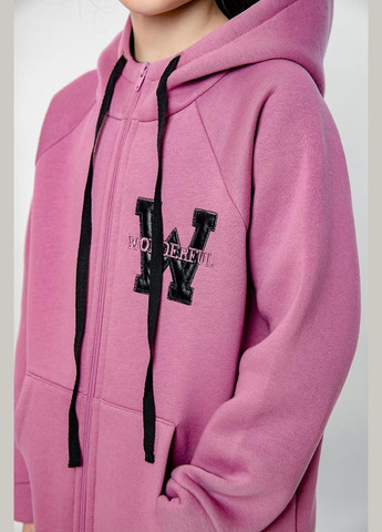 Костюм для девочки теплый (толстовка+штаны) тринитка р.128 Україна (312542016)