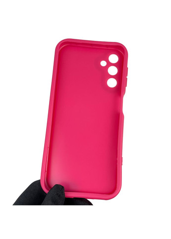 Чехол силиконовый Soft Touch с 3D принтом женским для Galaxy A14 5G (SM-A146) малиновый (Полная защита камеры) Samsung (373670707)
