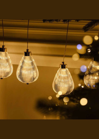 Гірлянда штора з фігурками Повітряна куля 3 метри 6 ламп тепле жовте світло 6L3MBAL Garlando (353505057)