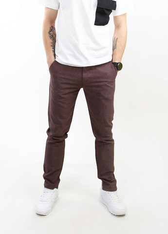 Бордовые демисезонные брюки Mtp