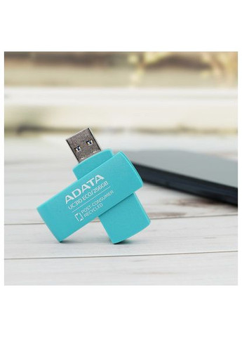 USB флеш накопичувач (UC310E-256G-RGN) ADATA 256GB UC310 Eco Green USB 3.2 (366692351)
