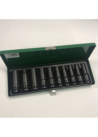Комплект длинных торцевых головок ударных 1/2" 10-24мм 10ед. TOPTUL (289364456)