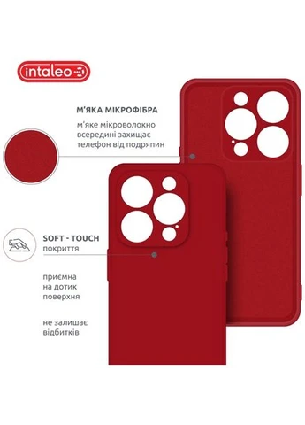 Чохол SoftShell для Apple iPhone 15 Pro Red (1283126585340) Intaleo (392538586)