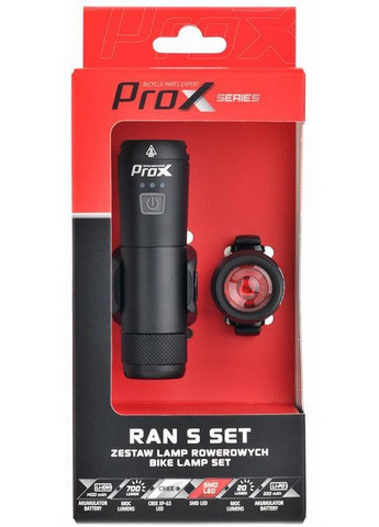 Комплект фар Ran S Set, 700Lm + Bootes 20Lm USB (A-O-B-P-0459) ProX (369783729)